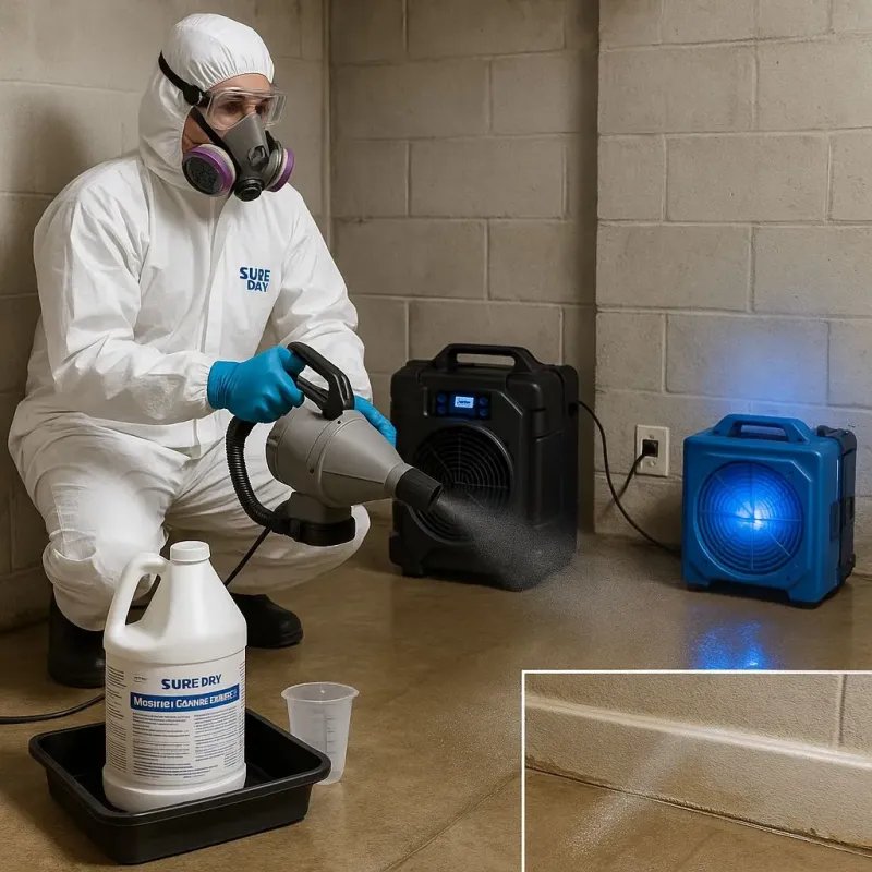 Sanitization and Odor Removal process in Bawcomville, LA